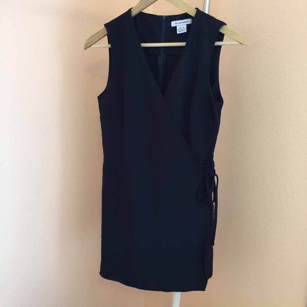 Glamorous Wrap Dress Illusion Romper